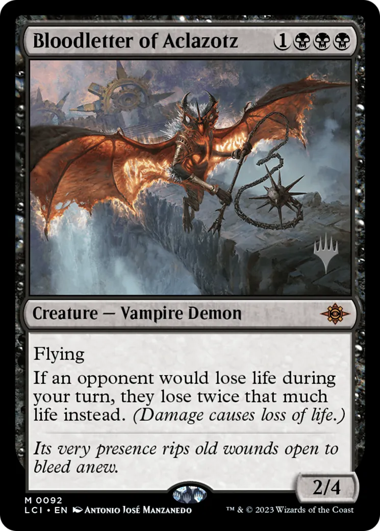 Bloodletter of Aclazotz — The Lost Caverns of Ixalan Promos — Magic: The Gathering