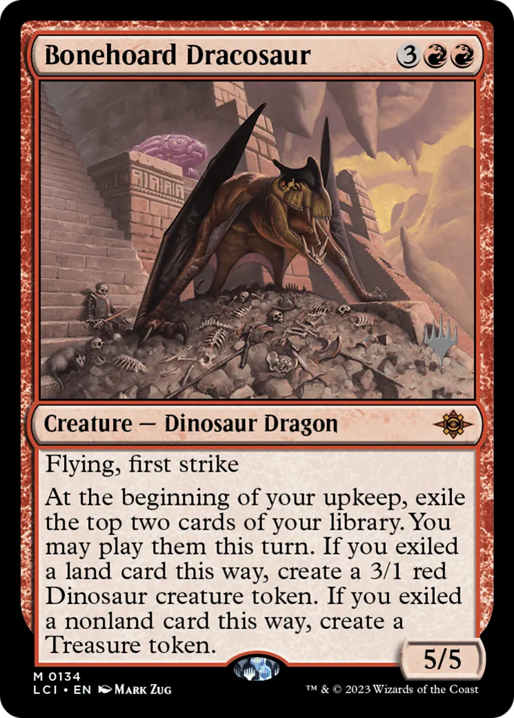 Bonehoard Dracosaur — The Lost Caverns of Ixalan Promos — Magic: The Gathering