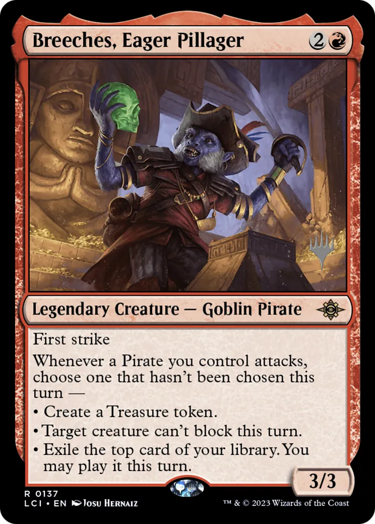 Breeches, Eager Pillager from The Lost Caverns of Ixalan Promos - Magic: The Gathering