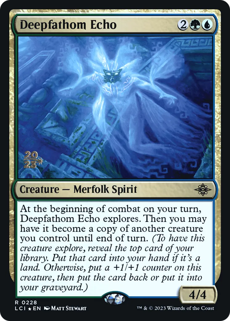 Deepfathom Echo — The Lost Caverns of Ixalan Promos — Magic: The Gathering