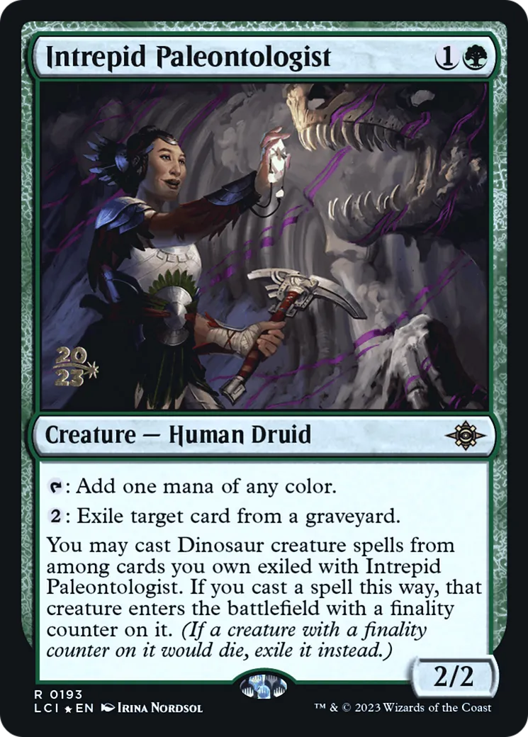 Paléontologue intrépide — The Lost Caverns of Ixalan Promos — Magic: The Gathering