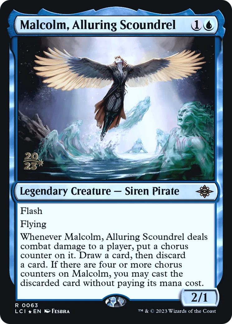 Malcolm, vaurien attirant — The Lost Caverns of Ixalan Promos — Magic: The Gathering