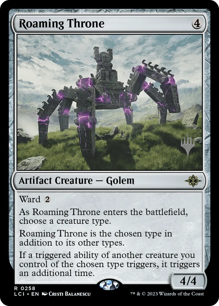 Roaming Throne — The Lost Caverns of Ixalan Promos — Magic: The Gathering