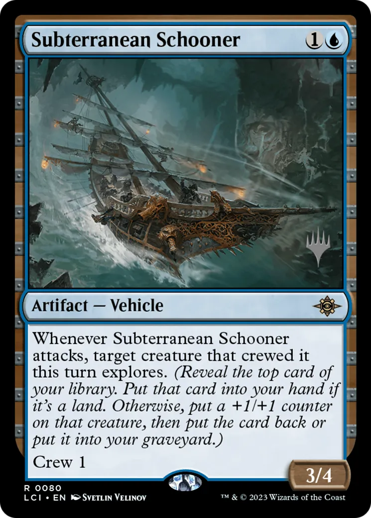 Subterranean Schooner — The Lost Caverns of Ixalan Promos — Magic: The Gathering