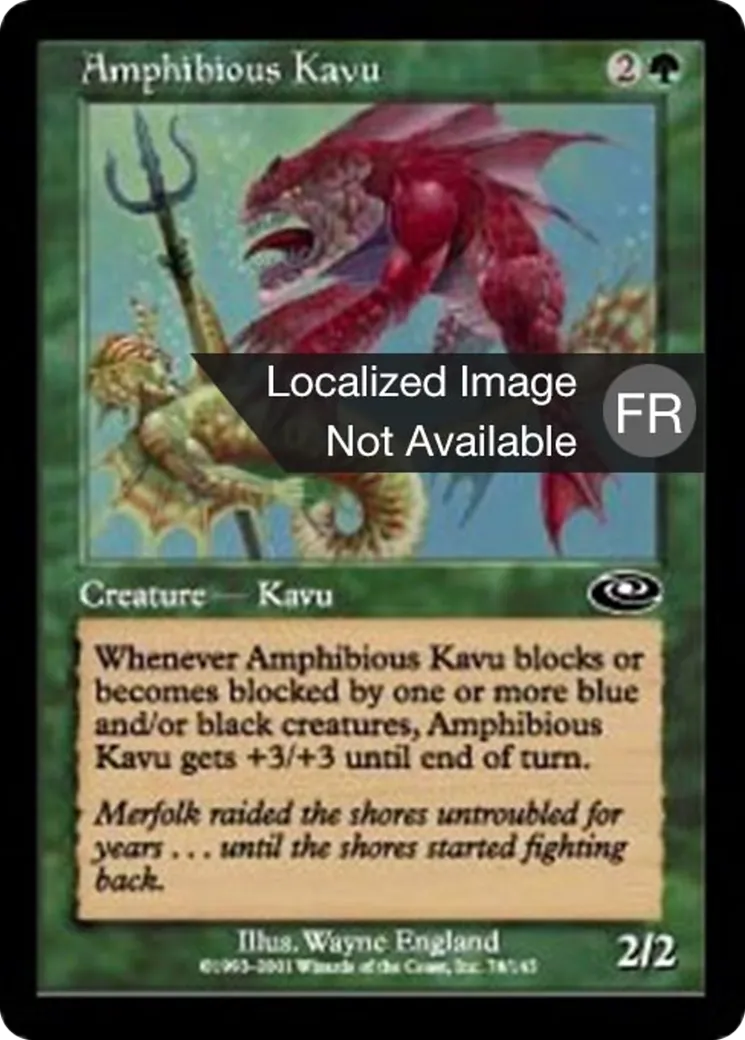 Kavru amphibie — Planeshift — Magic: The Gathering