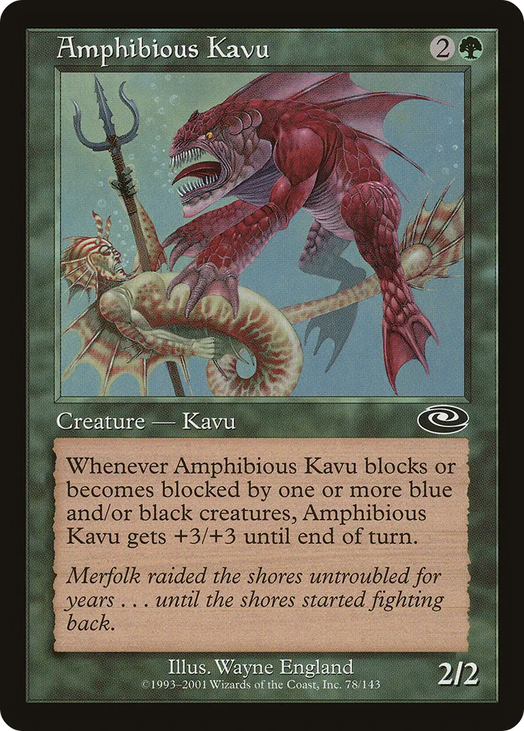 Amphibious Kavu — Planeshift — Magic: The Gathering
