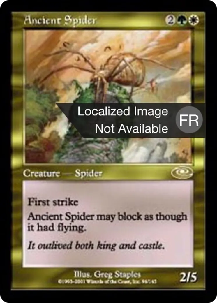 Ancienne araignée — Planeshift — Magic: The Gathering