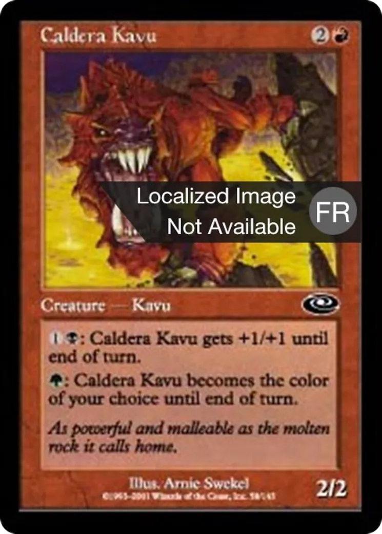Kavru des caldeiras — Planeshift — Magic: The Gathering