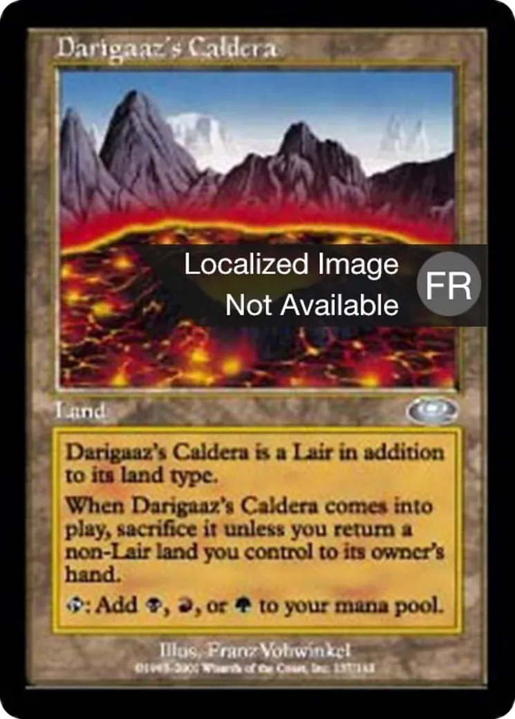 Caldeira de Darigaaz — Planeshift — Magic: The Gathering