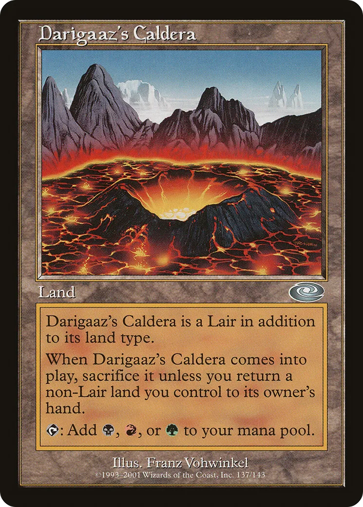 Darigaaz's Caldera — Planeshift — Magic: The Gathering