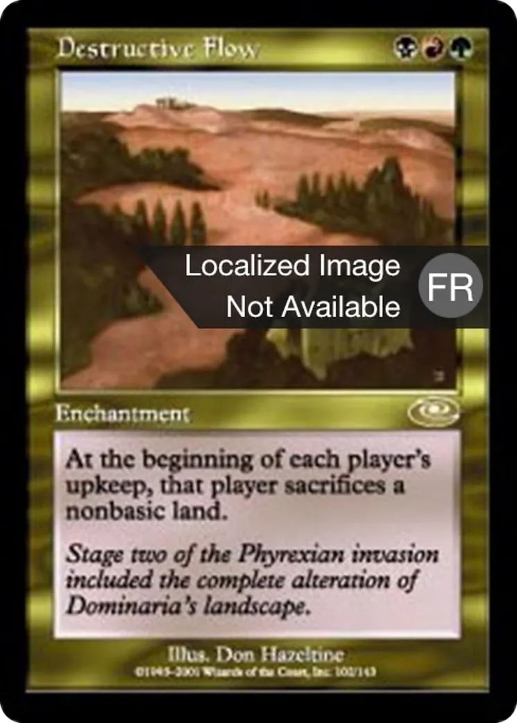 Flot destructeur — Planeshift — Magic: The Gathering