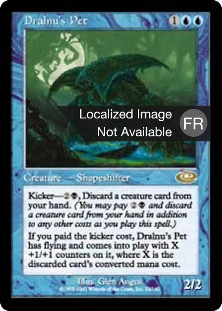 Familier de Dralnu — Planeshift — Magic: The Gathering