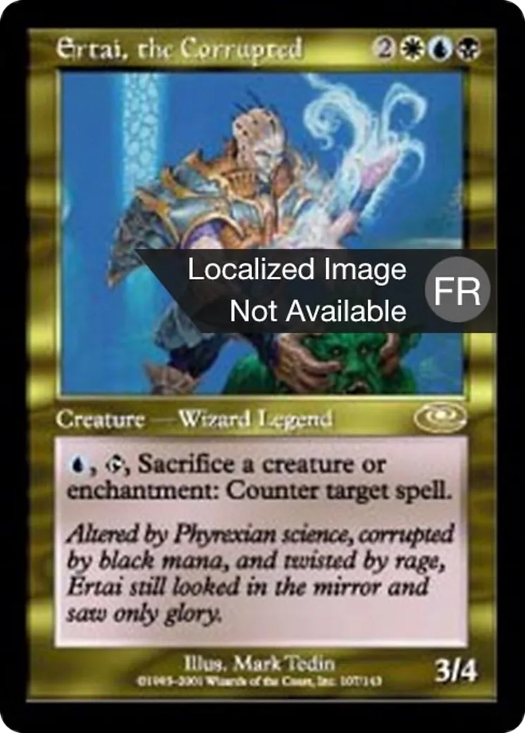 Ertaï le corrompu — Planeshift — Magic: The Gathering