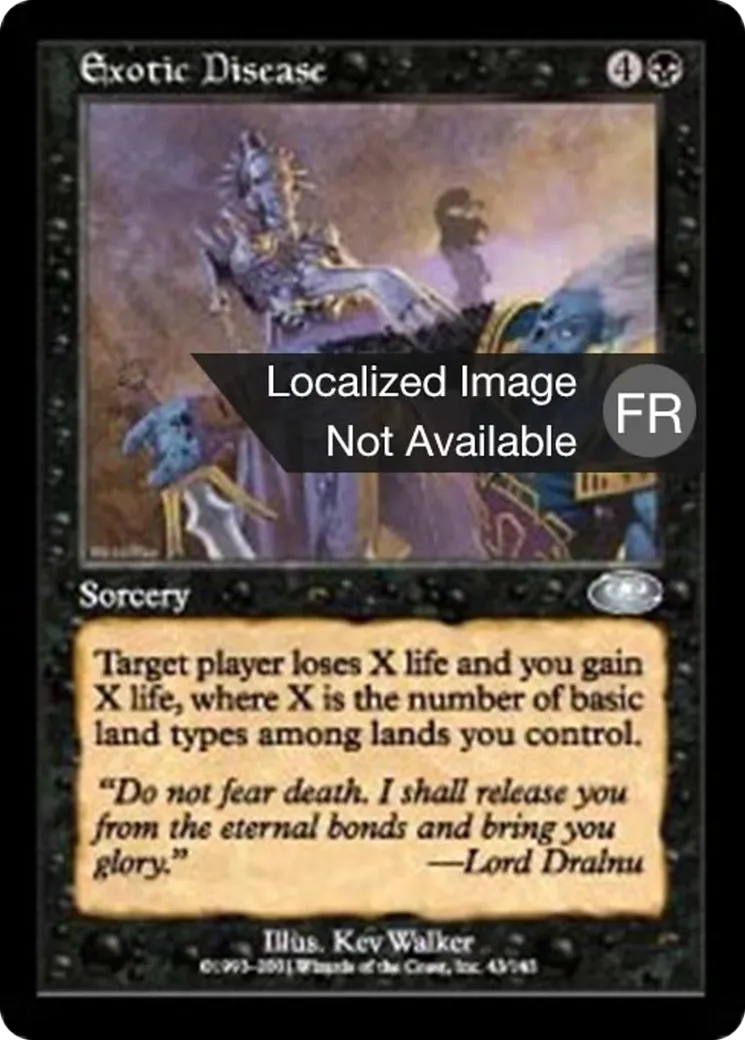 Maladie exotique — Planeshift — Magic: The Gathering