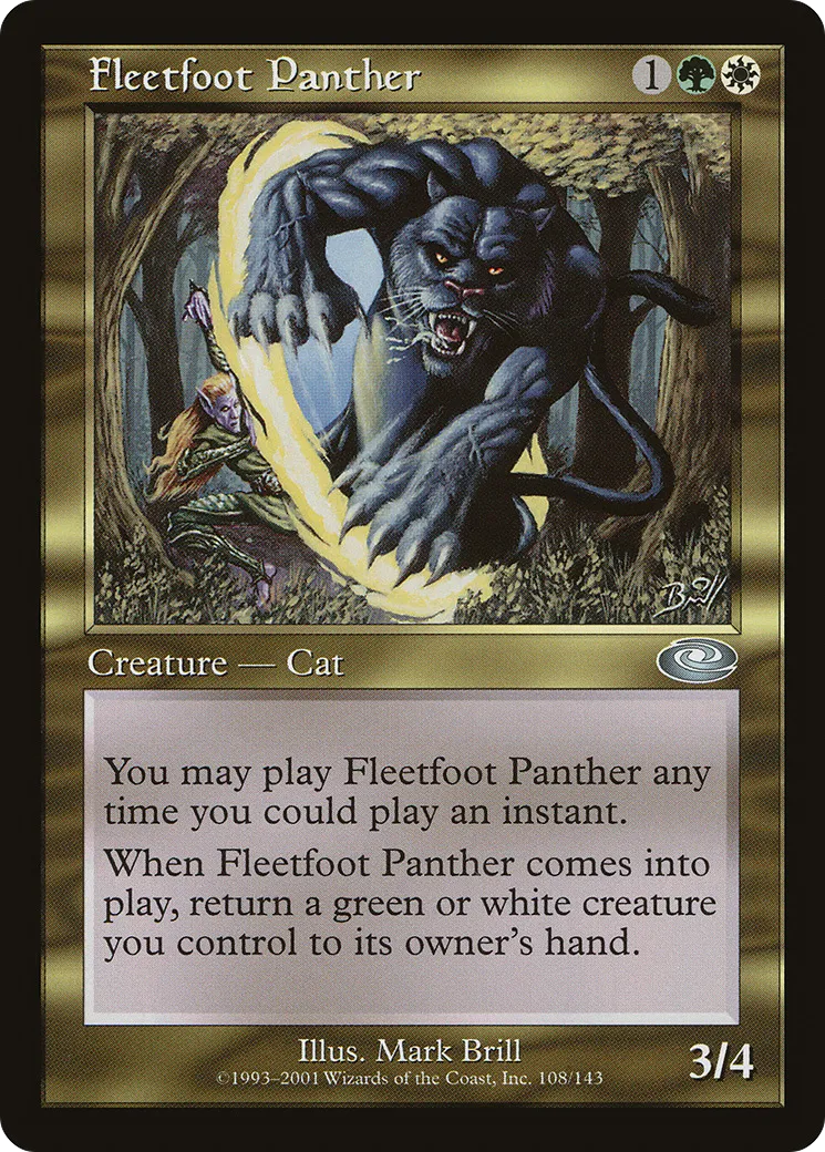 Fleetfoot Panther — Planeshift — Magic: The Gathering