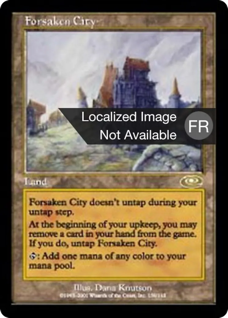 Cité abandonnée — Planeshift — Magic: The Gathering