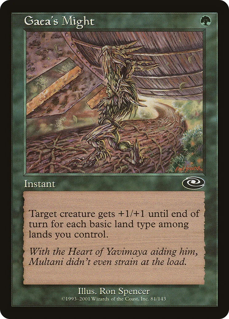Gaea's Might — Planeshift — Magic: The Gathering