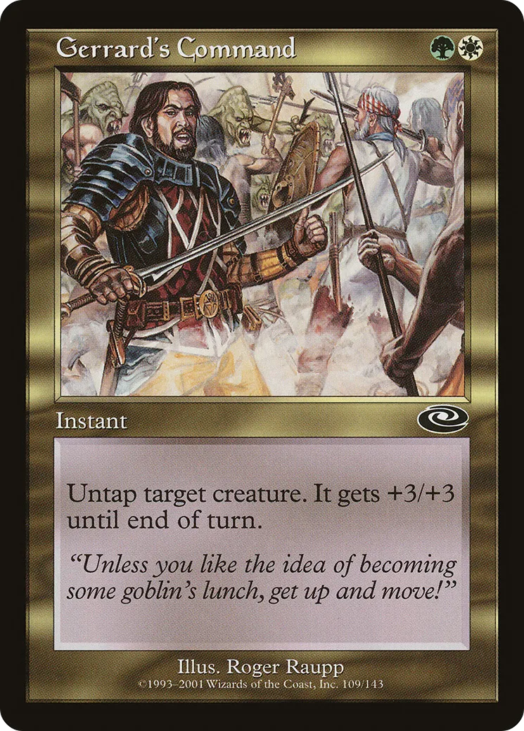 Commandement de Gerrard — Planeshift — Magic: The Gathering