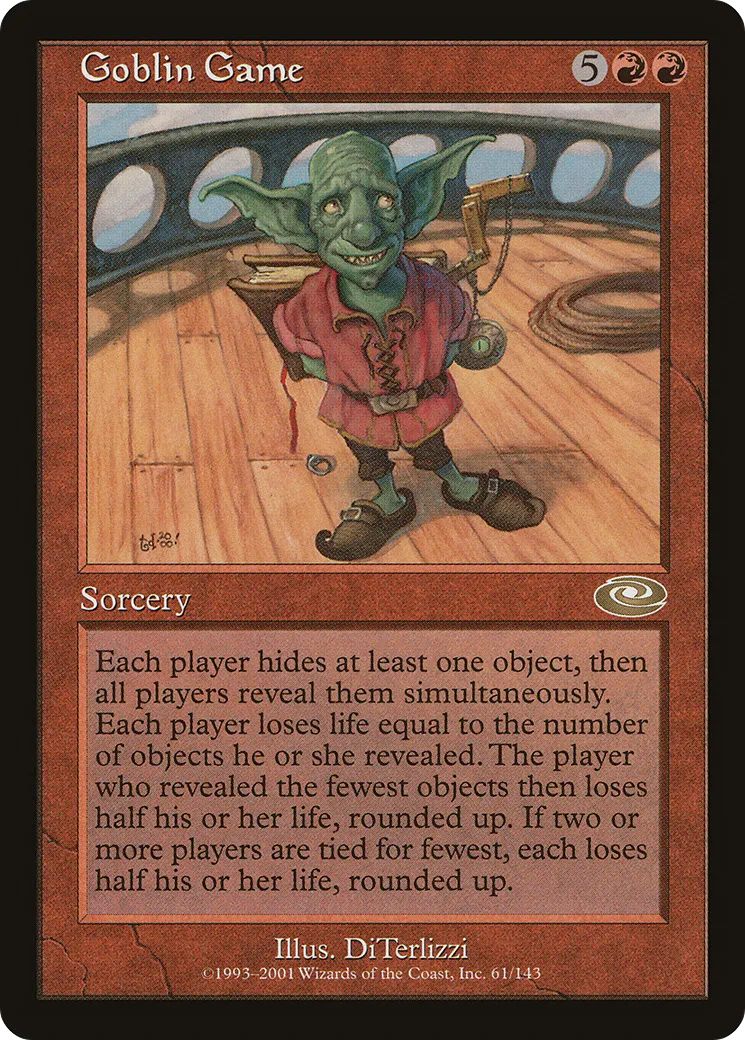 Goblin Game from Planeshift - Magic: The Gathering