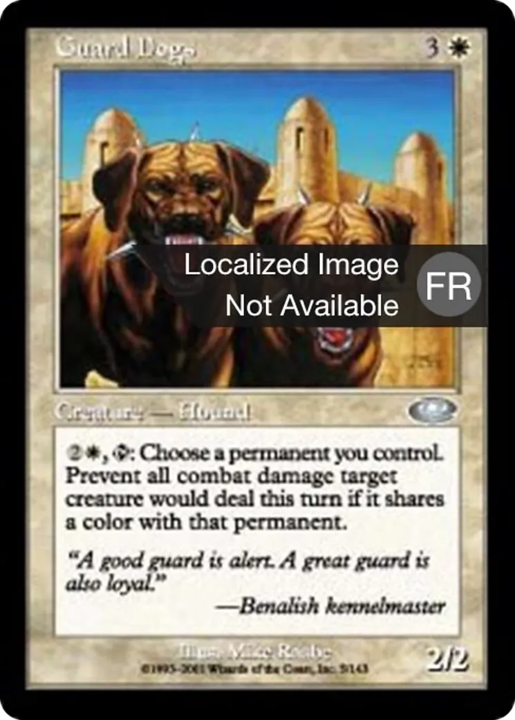 Chiens de garde — Planeshift — Magic: The Gathering