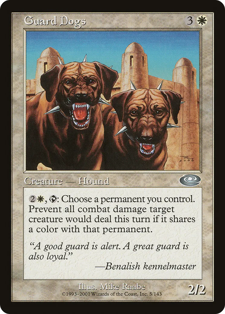 Guard Dogs — Planeshift — Magic: The Gathering