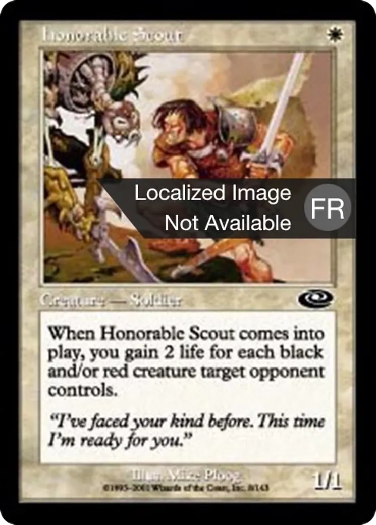 Éclaireur honorable — Planeshift — Magic: The Gathering