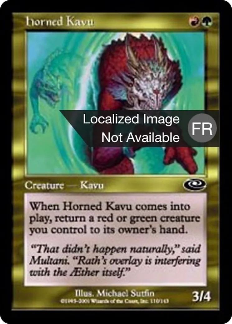 Kavru cornu — Planeshift — Magic: The Gathering