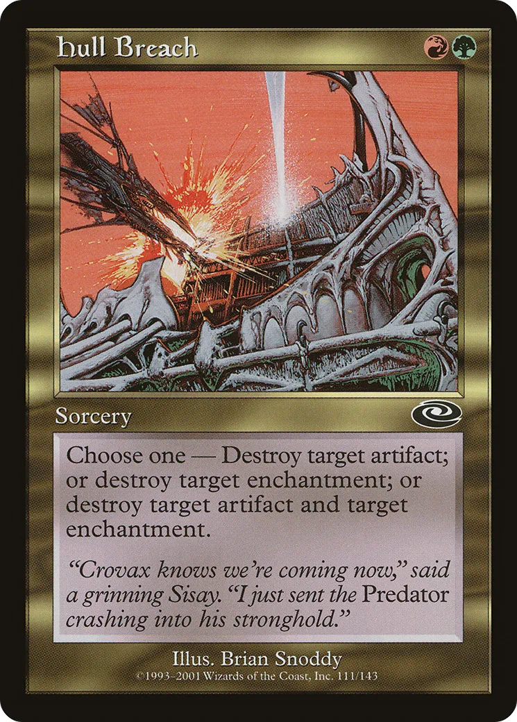 Trou dans la coque — Planeshift — Magic: The Gathering