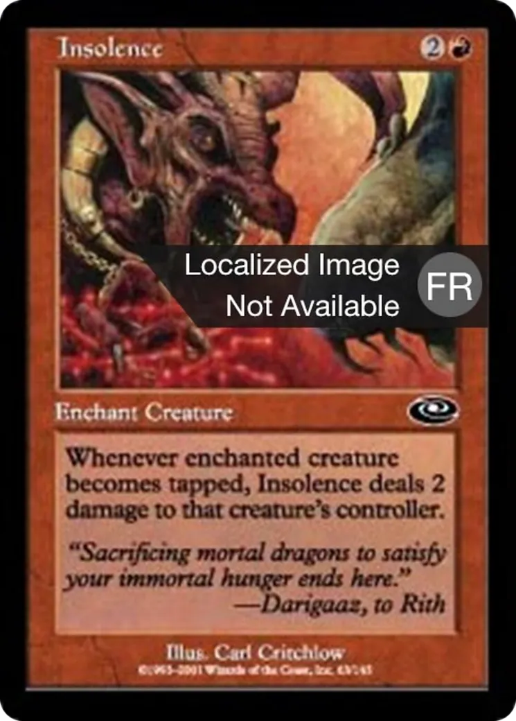 Insolence — Planeshift — Magic: The Gathering