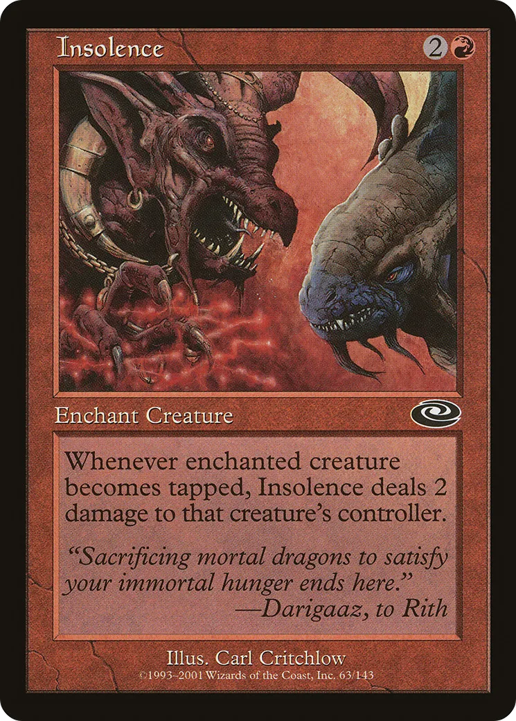 Insolence — Planeshift — Magic: The Gathering