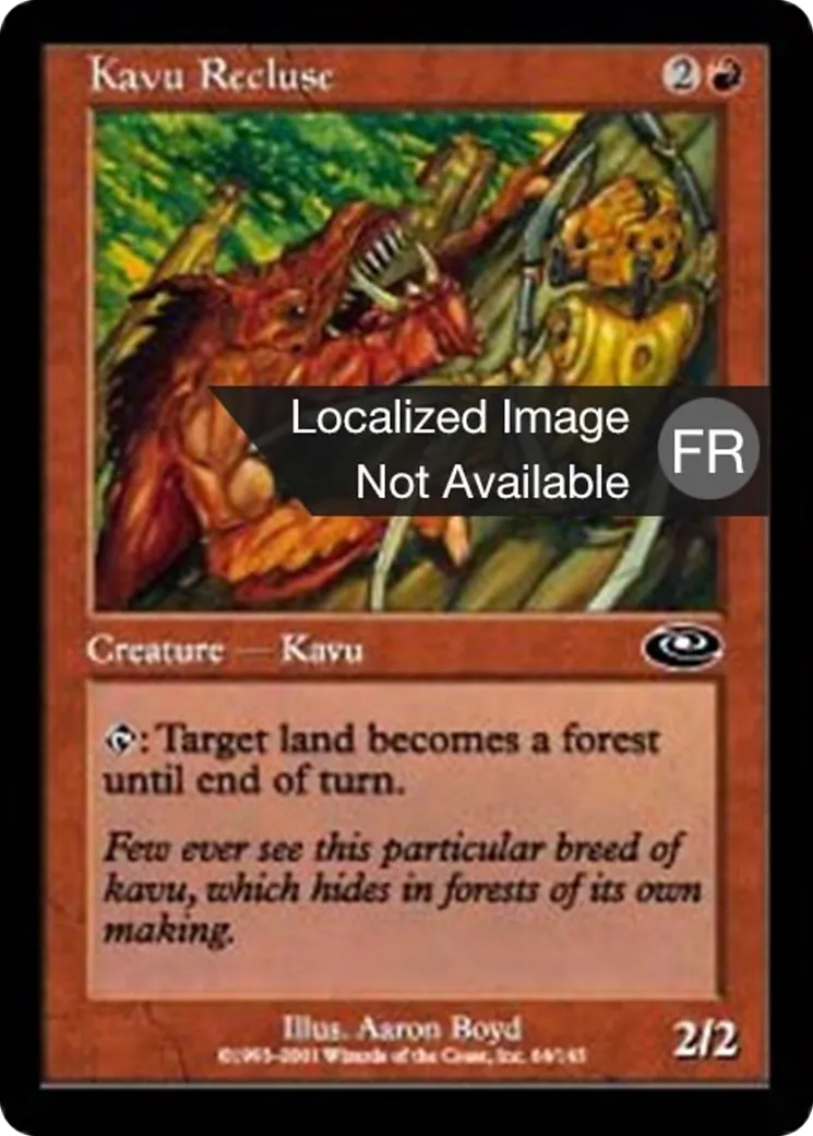 Kavru reclus — Planeshift — Magic: The Gathering