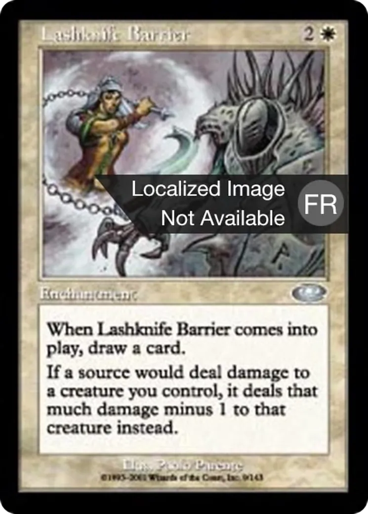 Barrière de fouets-lames — Planeshift — Magic: The Gathering