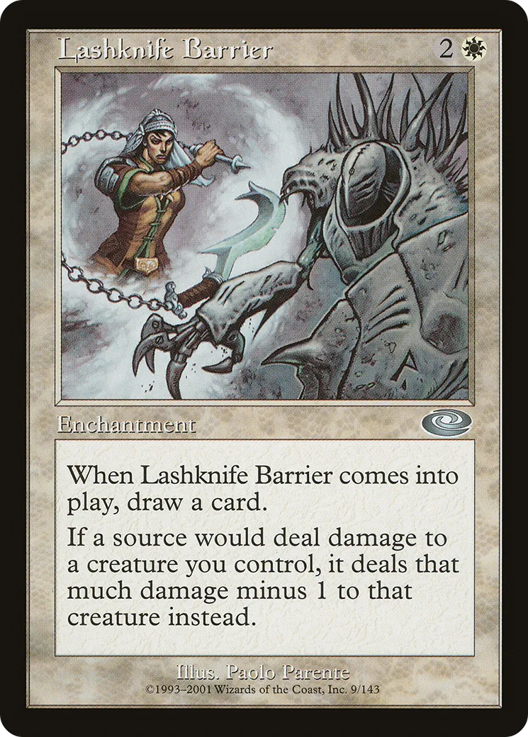 Lashknife Barrier — Planeshift — Magic: The Gathering