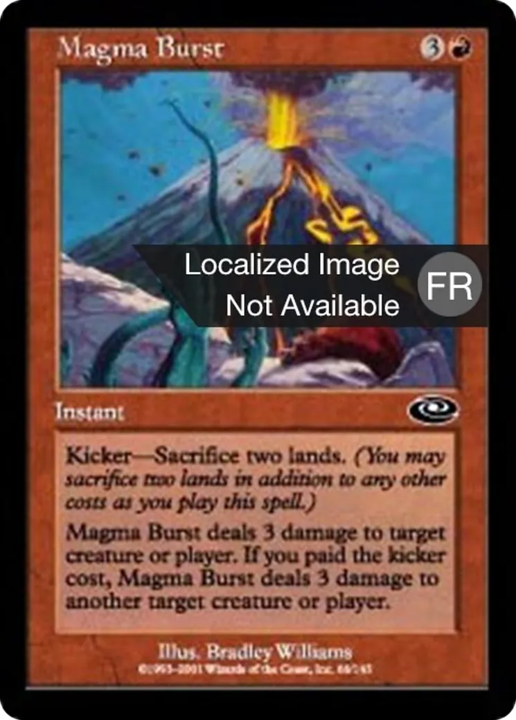 Explosion de magma — Planeshift — Magic: The Gathering