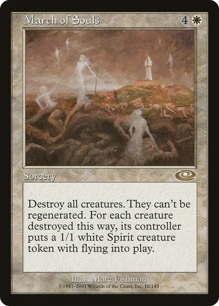 March of Souls from Planeshift - Magic: The Gathering