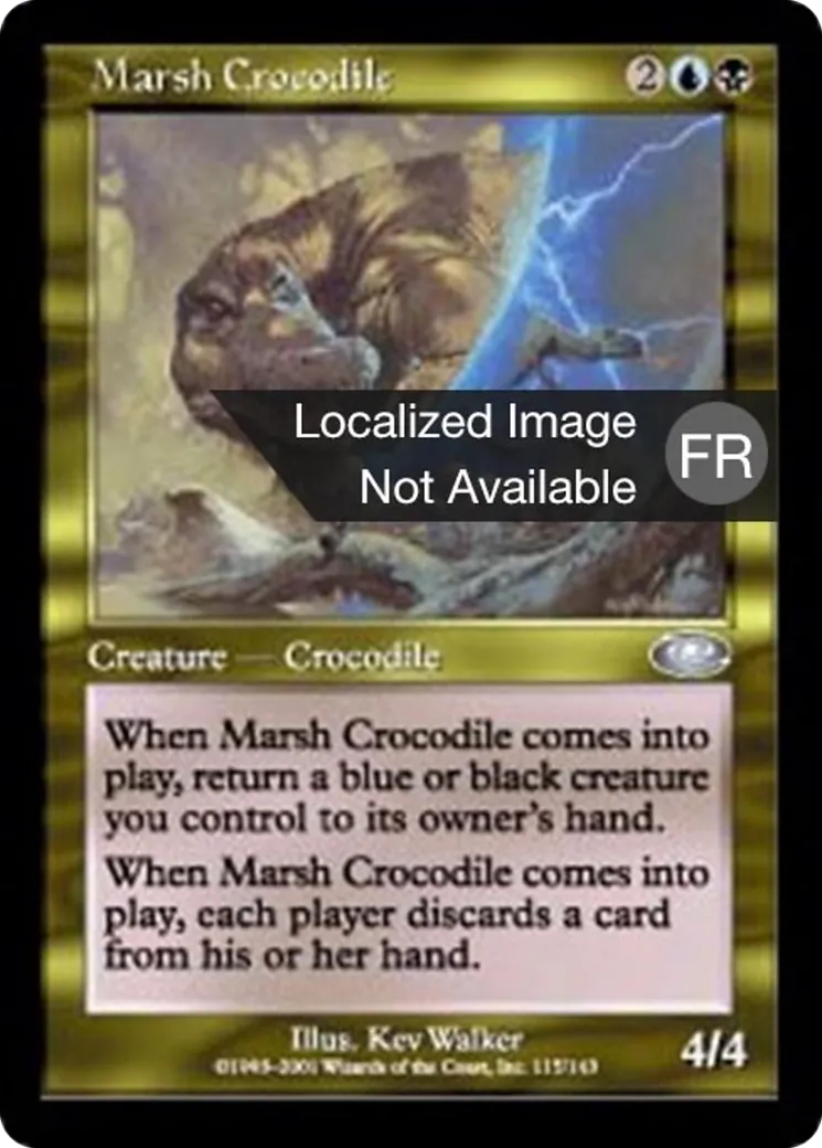 Crocodile des marais — Planeshift — Magic: The Gathering
