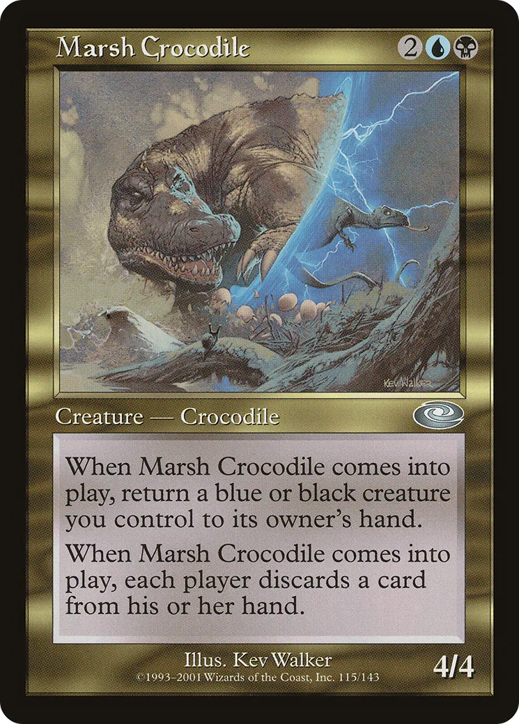 Marsh Crocodile — Planeshift — Magic: The Gathering