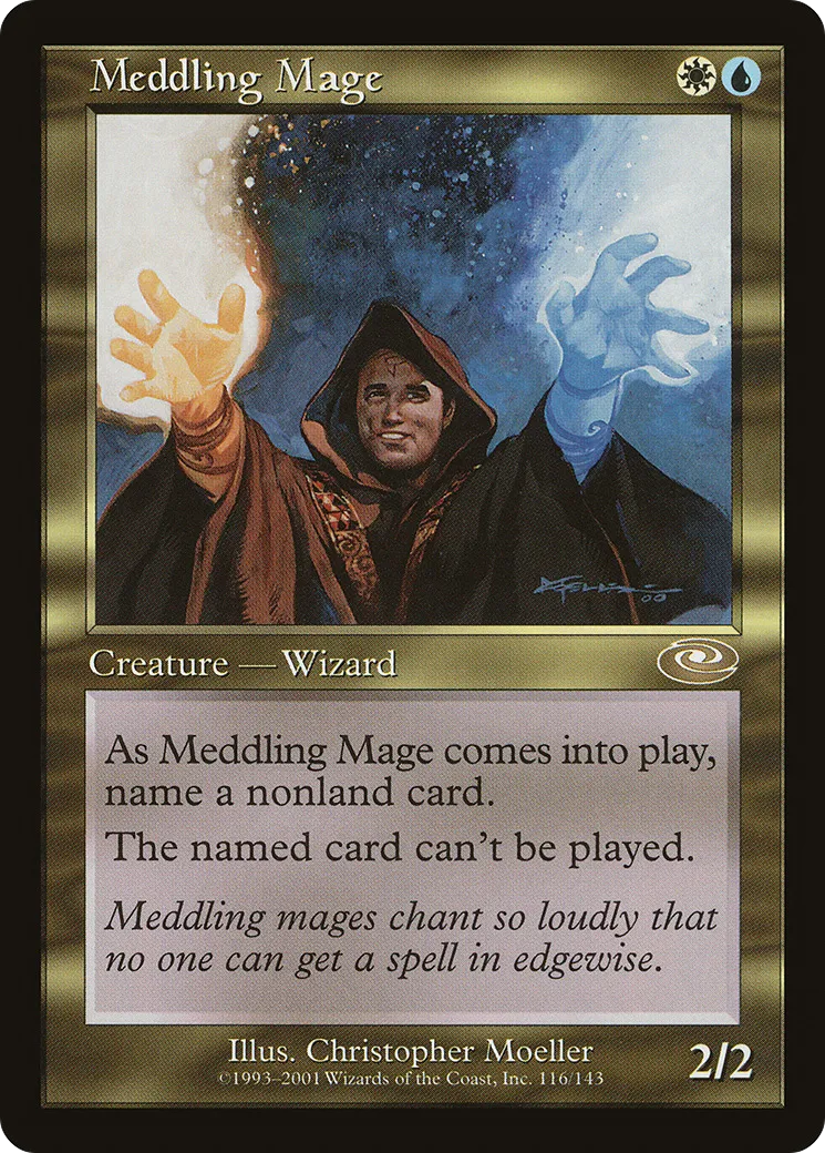 Meddling Mage — Planeshift — Magic: The Gathering