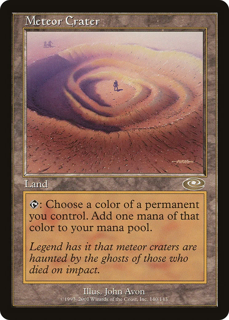 Cratère météoritique — Planeshift — Magic: The Gathering