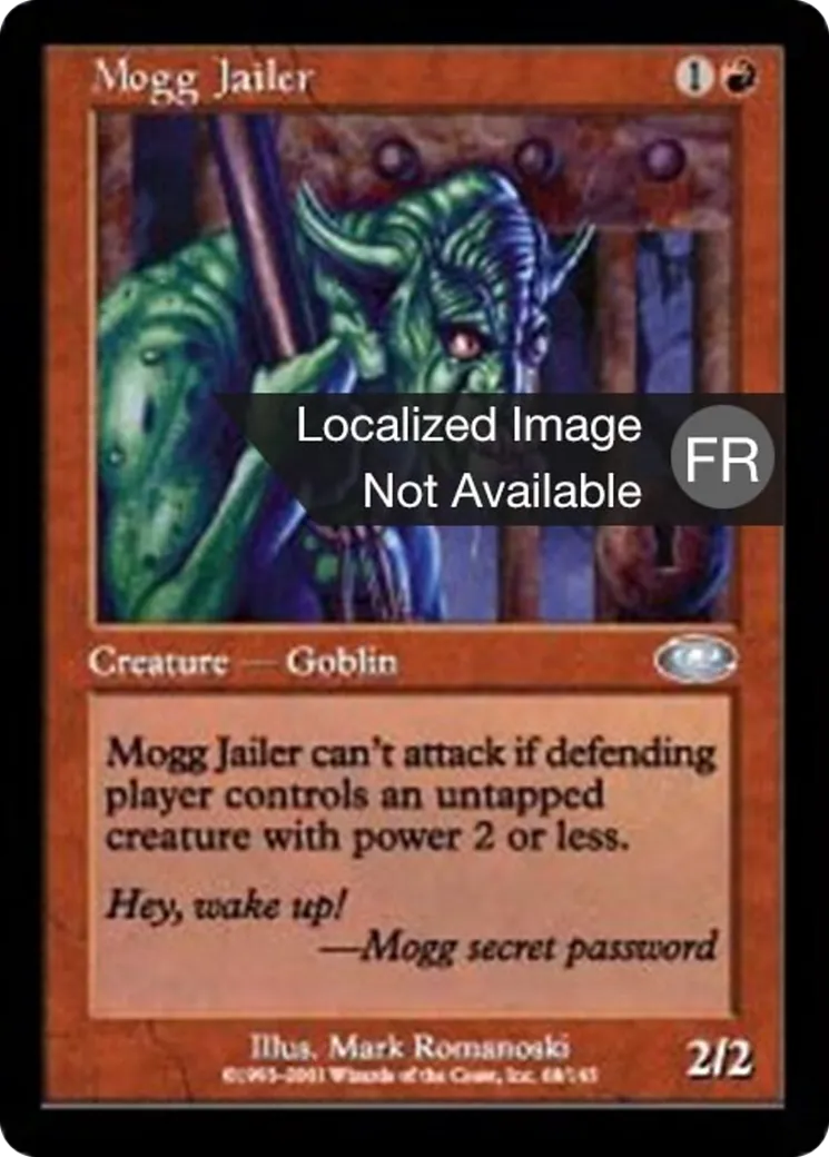 Gardien de prison mogg — Planeshift — Magic: The Gathering