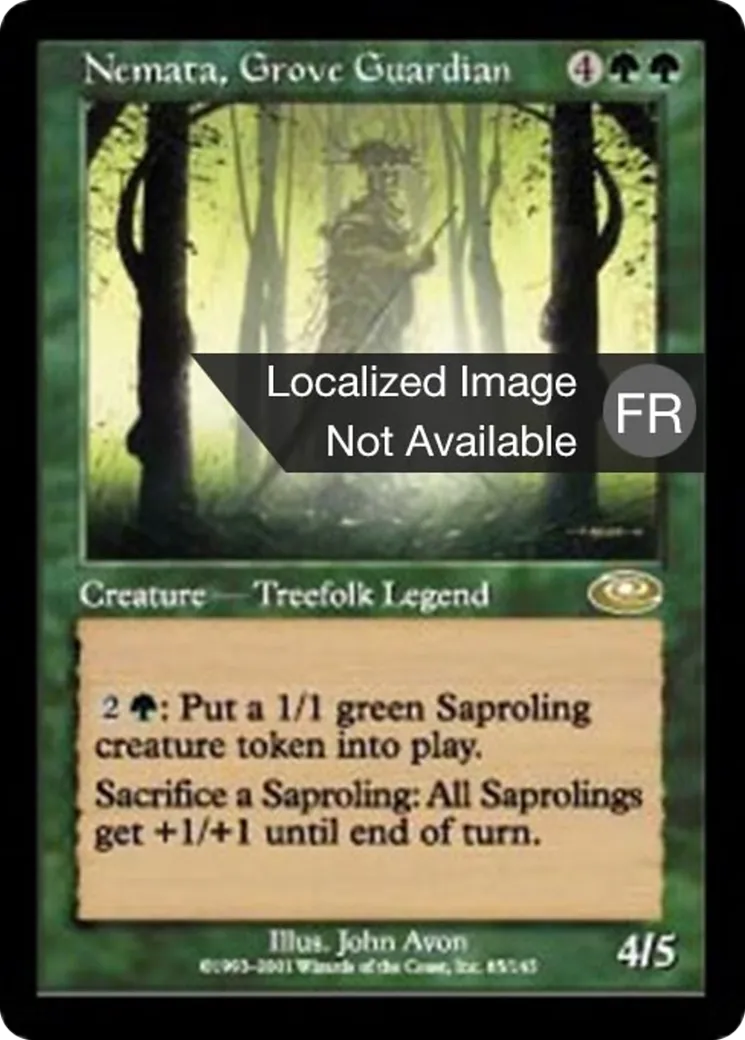 Némata, vigile du bosquet — Planeshift — Magic: The Gathering