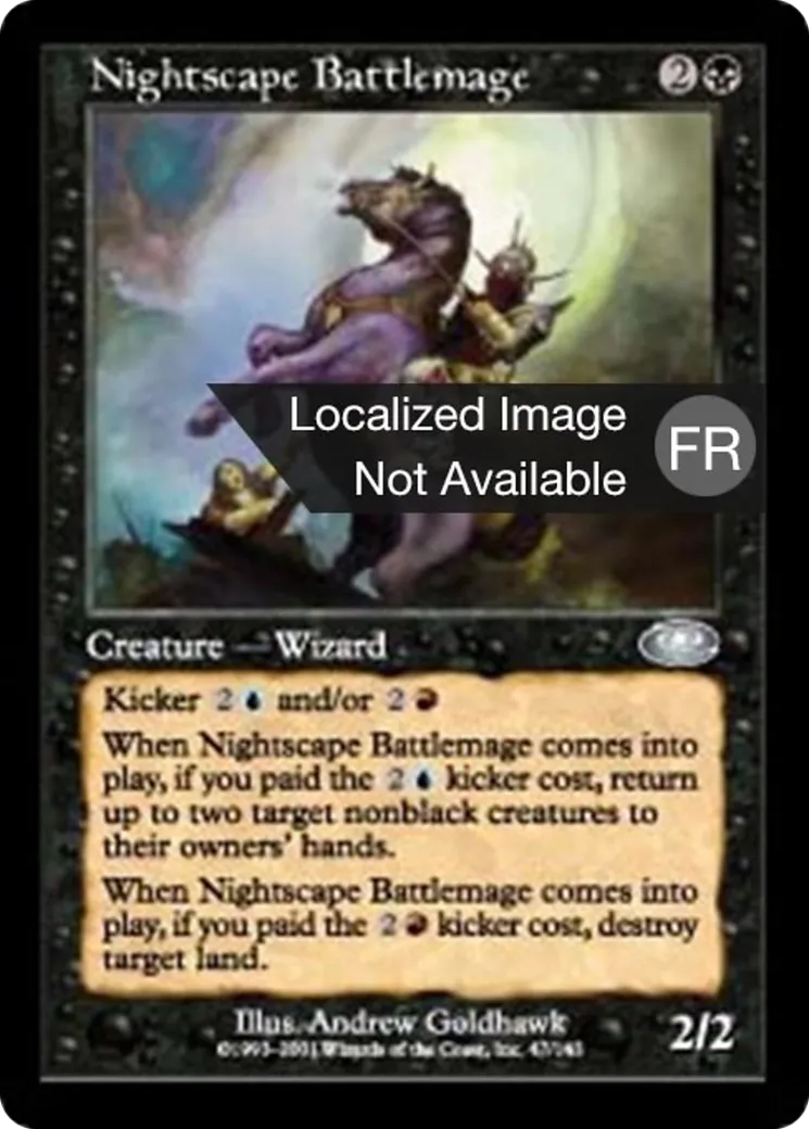 Mage de bataille nyctasophe — Planeshift — Magic: The Gathering