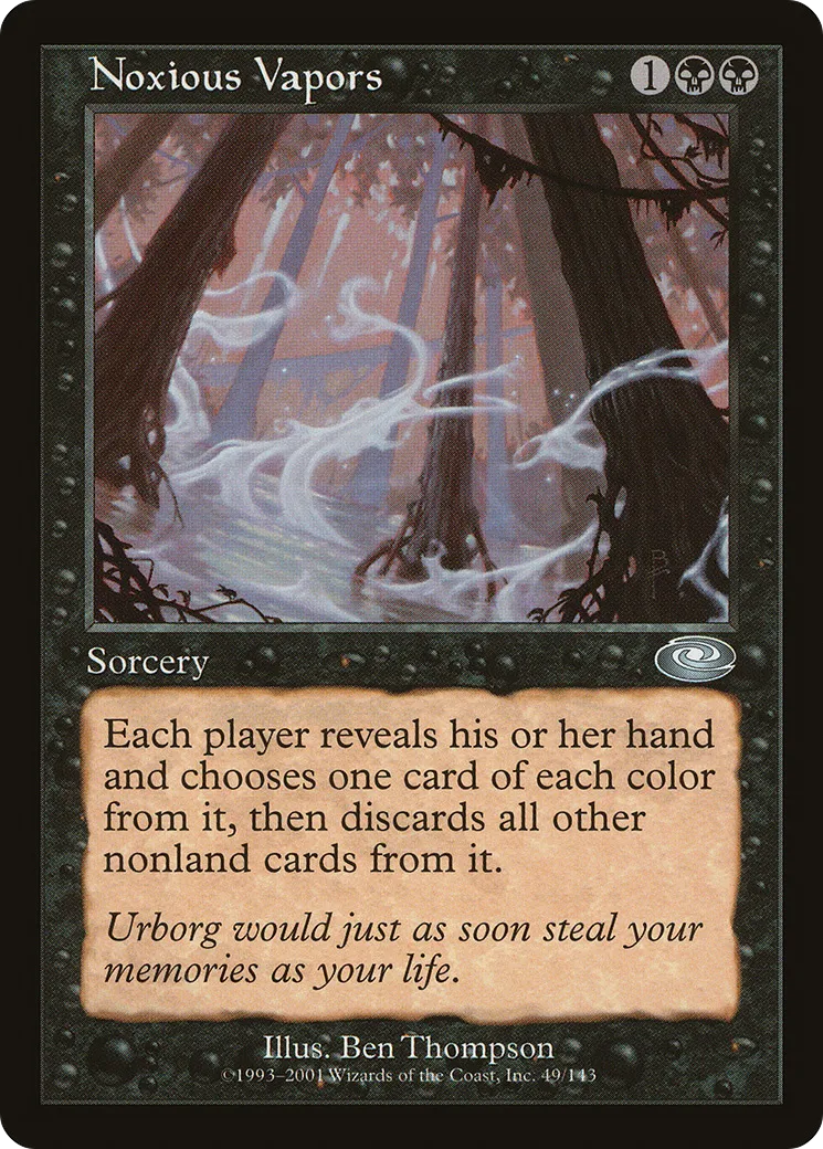 Noxious Vapors — Planeshift — Magic: The Gathering