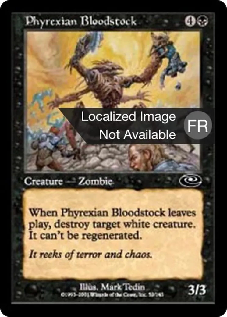Sangarmée phyrexiane — Planeshift — Magic: The Gathering