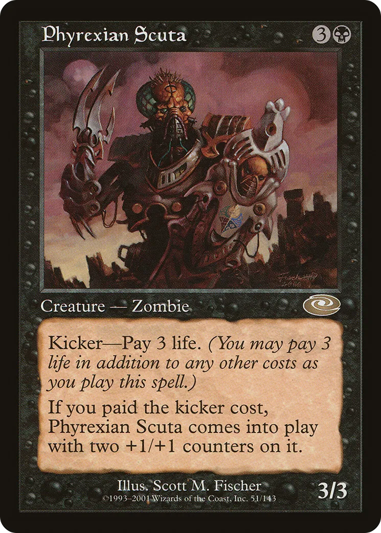 Phyrexian Scuta — Planeshift — Magic: The Gathering