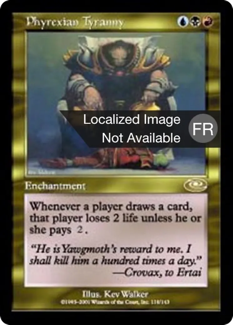 Tyrannie phyrexiane — Planeshift — Magic: The Gathering