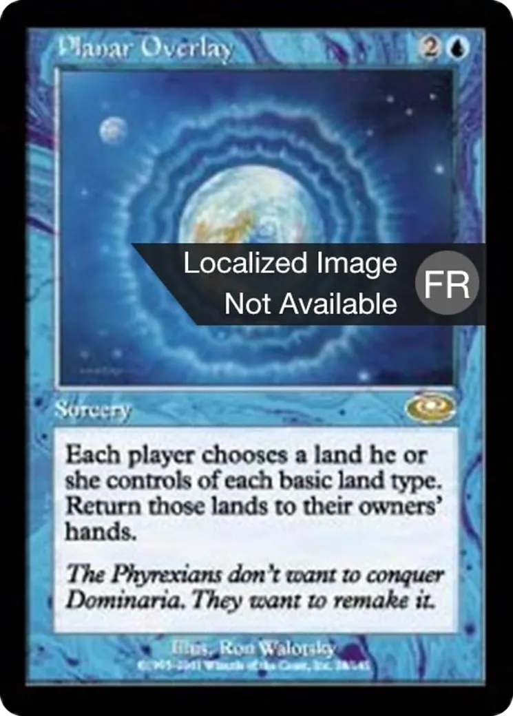 Recouvrement des plans — Planeshift — Magic: The Gathering