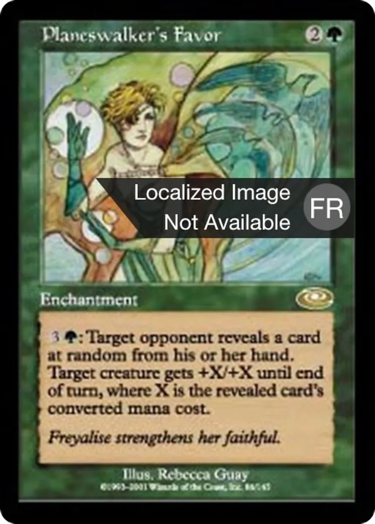 Faveur selon l'Arpenteur — Planeshift — Magic: The Gathering