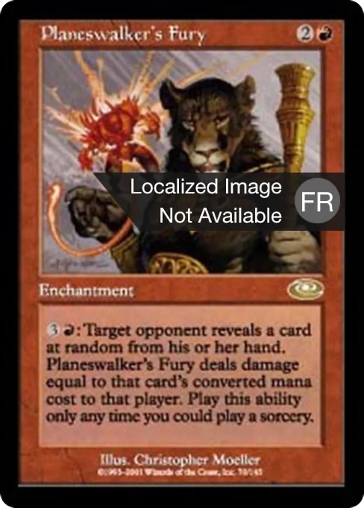 Fureur selon l'Arpenteur — Planeshift — Magic: The Gathering