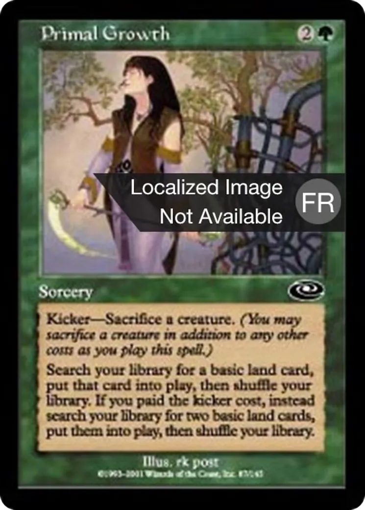 Croissance primordiale — Planeshift — Magic: The Gathering